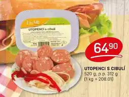 Flop UTOPENCI S CIBULÍ 520 g. p.p. 312 g nabídka
