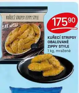 Flop KUŘECÍ STRIPSY OBALOVANÉ ZIPPY STYLE 1 kg, mražené nabídka