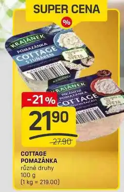 Flop COTTAGE POMAZÁNKA různé druhy 100g nabídka
