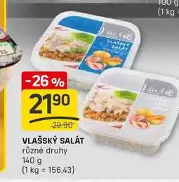 Flop VLAŠSKÝ SALÁT různé druhy 140 g nabídka