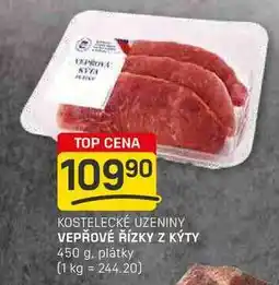 Flop VEPŘOVÉ ŘÍZKY Z KÝTY 450 g, plátky nabídka