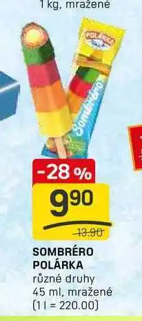 Flop SOMBRÉRO POLÁRKA různé druhy 45 ml, mražené nabídka