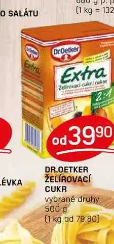 Flop DR.OETKER ŽELÍROVACÍ CUKR vybrané druhy 500 g nabídka