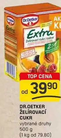Flop DR.OETKER ŽELÍROVACÍ CUKR vybrané druhy 500 g nabídka