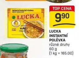 Flop LUCKA INSTANTNÍ POLÉVKA různé druhy 60 g nabídka