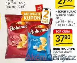 Flop BOHEMIA CHIPS vybrané druhy 120 -130 g nabídka