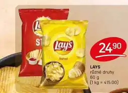 Flop LAYS různé druhy 60 g nabídka