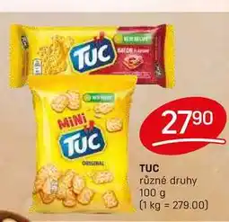 TUC různé druhy 100g