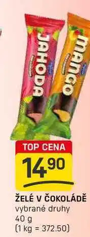 Flop ŽELÉ V ČOKOLÁDĚ vybrané druhy 40 g nabídka