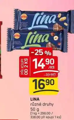 Flop LINA různé druhy 50 g nabídka