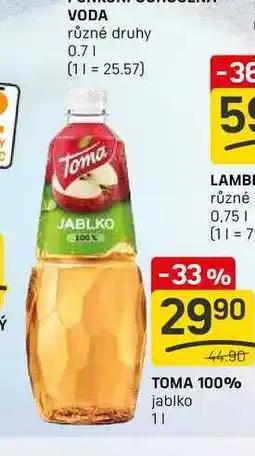 TOMA 100% jablko 1l