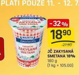 Flop JČ ZAKYSANÁ SMETANA 18% 180 g nabídka