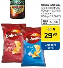 Tesco Bohemia Chipsy, 130 g, více druhů nabídka