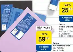 Tesco Tesco Poznámkový blok A5, 75 listů, tvrdé desky nabídka