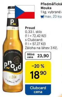 Tesco Proud, 0.33 l, sklo nabídka