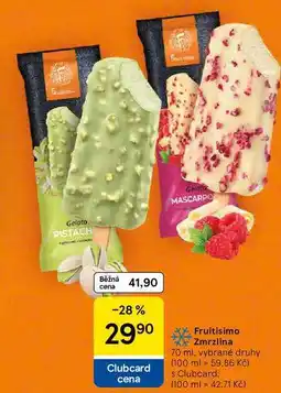 Tesco Fruitisimo Zmrzlina, 70 ml, vybrané druhy nabídka