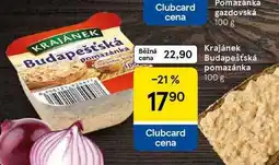 Tesco Krajánek Budapešťská pomazánka, 100 g nabídka