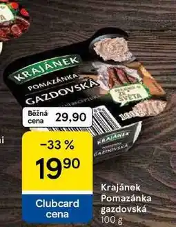 Tesco Krajánek Pomazánka gazdovská, 100 g nabídka
