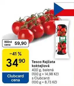 Tesco Tesco Rajčata koktejlová, 400 g, balená nabídka