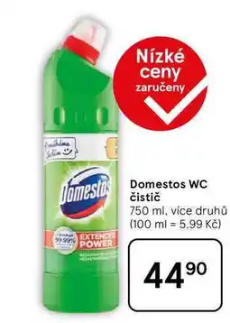 Tesco Domestos WC čistič, 750 ml, více druhů nabídka