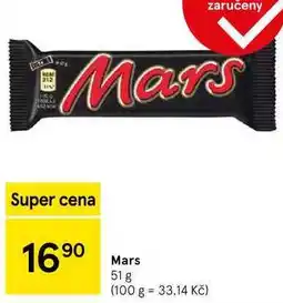 Tesco Mars, 51 g nabídka