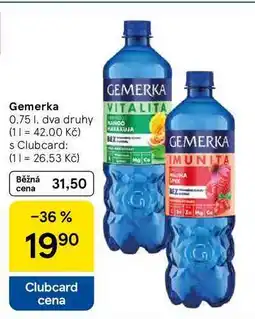 Tesco Gemerka, 0.75 l, dva druhy nabídka