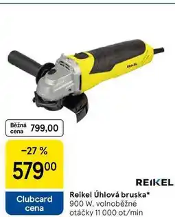 Tesco Reikel Úhlová bruska, 900 W, volnoběžné otáčky 11 000 ot/min nabídka