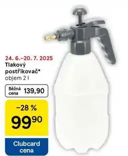 Tesco Tlakový postřikovač, objem 2 l nabídka