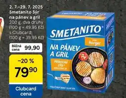 Tesco Smetanito Sýr na pánev a gril, 200 g, dva druhy nabídka