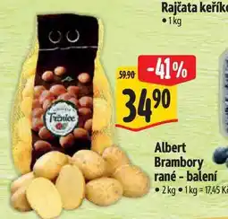Albert Albert Brambory rané - balení 2 kg nabídka