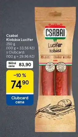 Tesco Csabai Klobása Lucifer, 250 g nabídka