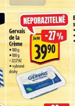 Albert Gervais de la Crème 180g nabídka