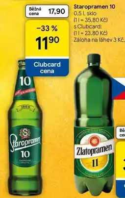 Tesco Staropramen 10, 0,5 l nabídka