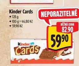 Albert Kinder Cards 128 g nabídka