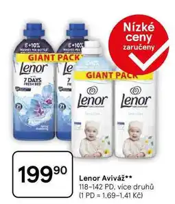 Tesco Lenor Aviváž, 118-142 PD, více druhů nabídka