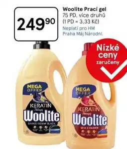 Tesco Woolite Prací gel, 75 PD, více druhů nabídka