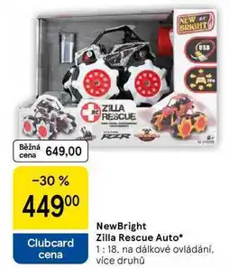Tesco NewBright Zilla Rescue Auto, 1:18. na dálkové ovládání, více druhů nabídka