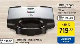 Tesco Tefal SM157236 Sendvičovač, 700 W, nepřilnavý povrch nabídka