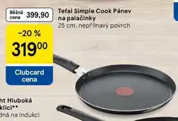 Tesco Tefal Simple Cook Pánev na palačinky 25 cm, nepřilnavý povrch nabídka