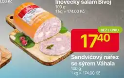 Hruška Váhala Sendvičový nářez se sýrem 100 g nabídka