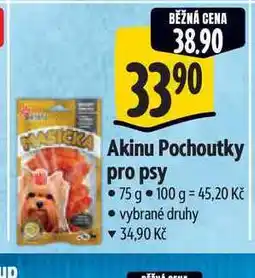 Albert Akinu Pochoutky pro psy 75 g nabídka