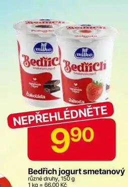 Hruška Milko Bedřich jogurt smetanový různé druhy, 150 g nabídka