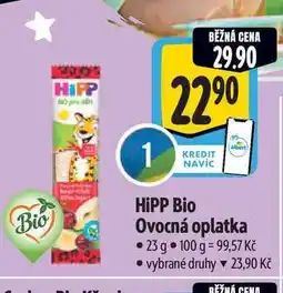 Albert HiPP Bio Ovocná oplatka 23 g nabídka