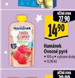 Albert Hamánek Ovocné pyré 100 g nabídka