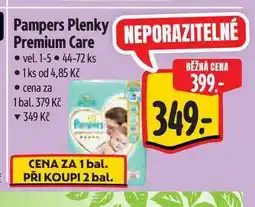 Albert Pampers Plenky Premium Care vel.1-5.44-72 ks nabídka
