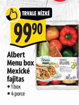 Albert Albert Menu box Mexické fajitas 1 box nabídka