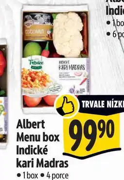Albert Albert Menu box Indické kari Madras 1 box nabídka