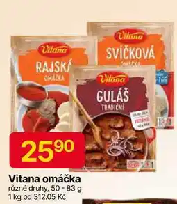 Hruška Vitana omáčka různé druhy, 50 - 83 g nabídka
