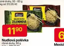Hruška Hamé Nudlová polévka různé druhy, 60 g nabídka