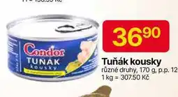 Hruška Condor Tuňák kousky různé druhy, 170 g, p.p nabídka